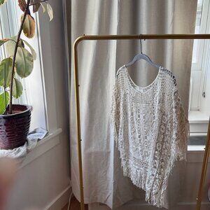 Anthropologie Crochet Top - Fits like Medium